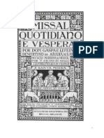 Qdoc - Tips - Missal Quotidiano e Vesperal Dom Gaspar Lefebvre