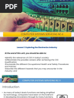 CSS NC-2 Topic 1 - Exploring the Electronics Industry