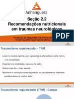 Seção 2.2 Recomendações Nutricionais em Traumas Neurológicos