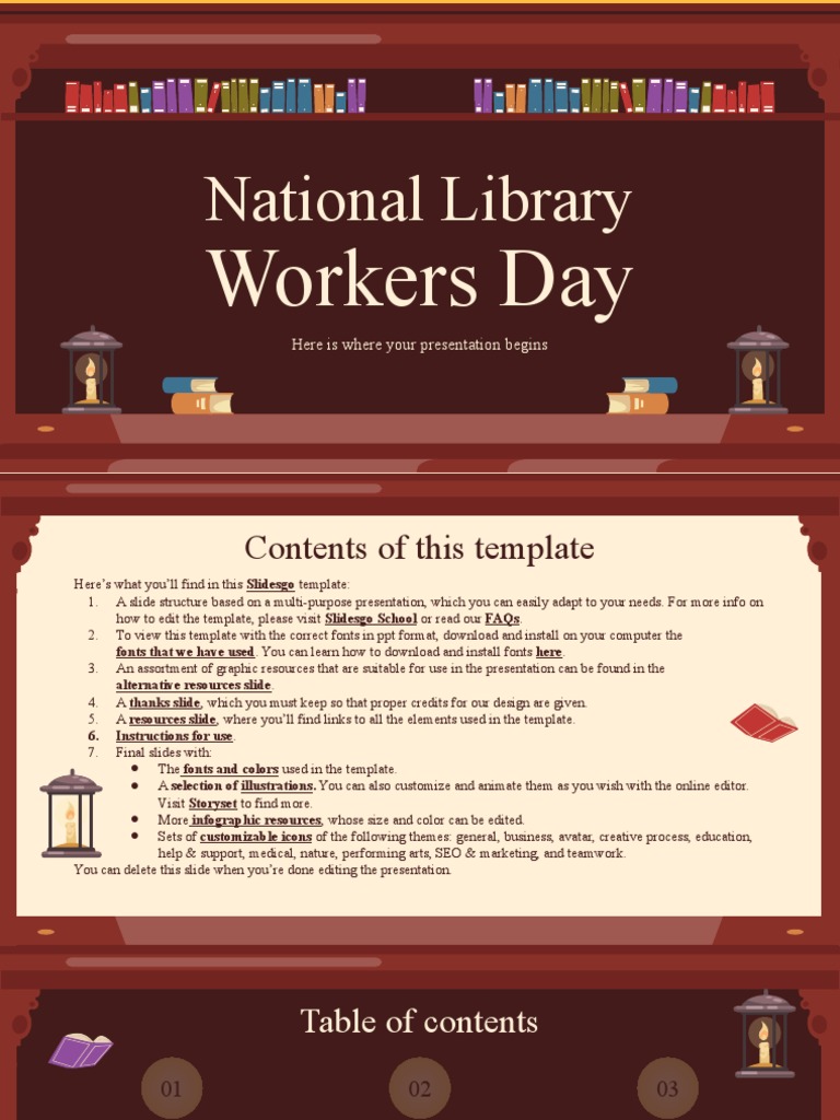 National Library Workers Day PDF Saturn
