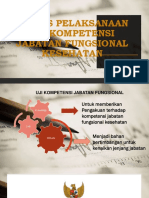 Teknis Pelaksanaan Uji Kompetensi Jabatan Fungsional Kesehatan