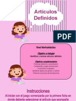 Artículos Definidos