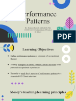 Performance Patterns Lecture