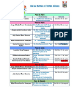 Calendario Cívico Escolar ELA 2022