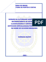 normam 06 - Reconhecimento de Sociedades Classificadoras e Certificadoras (Entidades Especializadas) para Atuarem em Nome do Governo Brasileiro mod 3