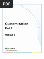 Customization-Part1-Zoho CRM