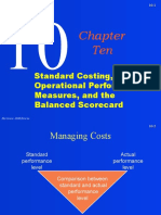 Standard Costing, Operational Performance Measures, and the Balanced Scorecard (1)