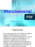 What Is Engineering - Engg Orientation