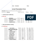 Module 3 - Exercise Prescription