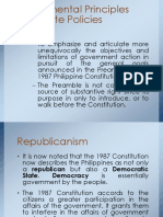Fundamental principles of the Philippine government