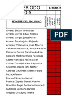 3 - Periodo 10-A: Nombre Del Amlunno