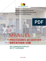 Manuel Dotation CSB CR2 VF