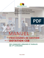 Manuel Dotation CSB Cu CR1 VF
