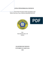 Penelitian - Pengembangan - Hukum - Kepastian Hukum Dalam Permohonan Pailit Yang Diajukan Oleh Debitur Pada Kasus Nomor 32