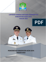 Laporan Kinerja Instansi Pemerintah Kab - Aceh Jaya Tahun 2021
