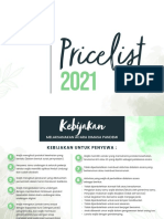 Pricelist Peta Park 2021