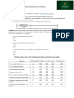 College Readiness Questionnaire Adapt