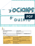 5° Planeamiento - Estudios Sociales - Septiembre