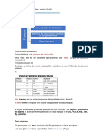 Pronomes I - Os principais tipos e funções