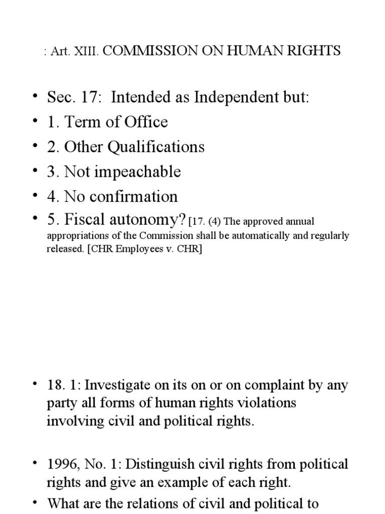 Human Rights Commission Overview | PDF | Social Science