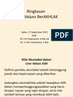 Core Value Asn Berakhlak