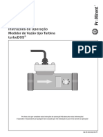 2.3 - Instruções de Operação - Medidor de Vazão Tipo Turbina - Turbodos