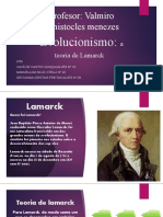 Lamarck e a teoria evolucionista pioneira