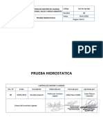 SIG-PR-QA-002 - Prueba Hidrostatica