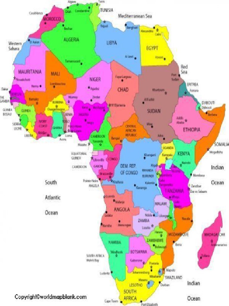 WHAT ARE THE 54 COUNTRIES IN AFRICA AND THEIR CAPITALS PDF FREE DOWNLOAD visual data 8
