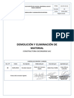 Gestión demolición materiales