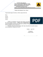 Surat Ijin Orang Tua LDP2D 2020