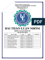 Nhóm 4 - Thảo Luận Môn Dân Sự II