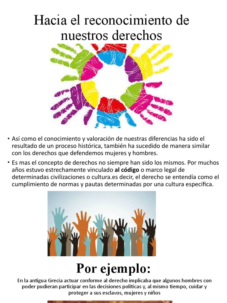 Hacia El Reconocimiento de Nuestros Derechos | PDF | Derechos | Democracia