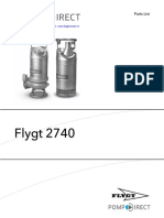 Flygt d2740 Onderdelenlijst