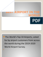 BEST AIRPORTS IN THE WORLD: TOP 10