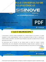 1-Macroscopia e Conservação de Peças Anatomicas, Prof. Jéssica Ferreira - Aula 01