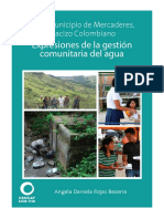 Gestión comunitaria del agua en Mercaderes