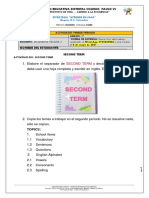 2021 Ii Período Guia 1 Ingles Grado Tercero