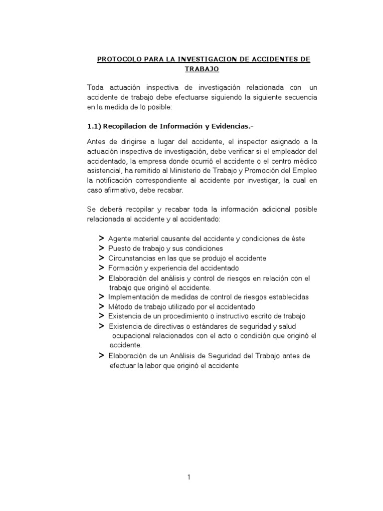 Analisis De Accidente Tasc Pdf Factores Humanos Y Ergonomía
