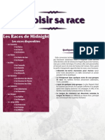 Midnight To H&D - Livre Du Joueur Abrégé - Races