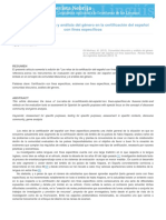 Certificación del español con fines específicos y análisis del género