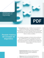 Diagnóstico e intervención psicopedagógica: evolución histórica