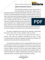 Chegada Do Ser Humano À América