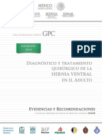 Diagnóstico y Tratamiento Quirúrgico de La Hernia Ventral en El Adulto ER