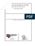 Reglamento Interior de La Secretaria de Seguridad Publica