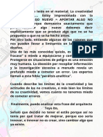 Los límites de la creatividad y el miedo al fracaso