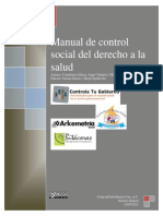 Manual de Control Social Del Derecho A La Salud