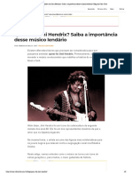 Quem Foi Jimi Hendrix - Saiba A Importância Desse Músico Lendário - Blog Do Cifra Club