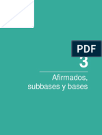 Disposiciones generales para la construcción de afirmados, subbases y bases granulares