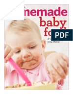 Homemade Baby Food Recipes